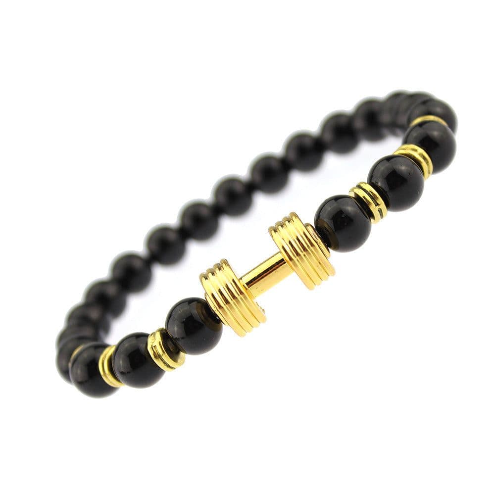 image-Volcanic Stone Beaded Bracelet Unisex