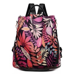 image-Women's Oxford Cloth Backpack Large Capacity School Travel Bag
