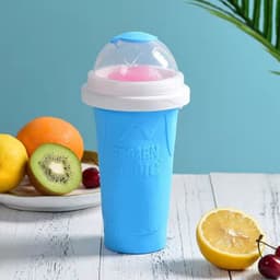 image-Slushy Maker Cup DIY Smoothie Frozen Magic Squeeze Cup 350ml
