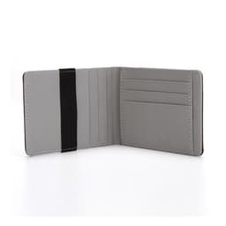 image-Short Wallet Brown PU Leather Solid Color