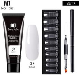 image-NeeJolie Nail Extension Gel Set 15-Piece Crystal Phototherapy Glue