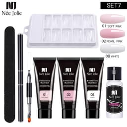image-NeeJolie Nail Extension Gel Set 15-Piece Crystal Phototherapy Glue