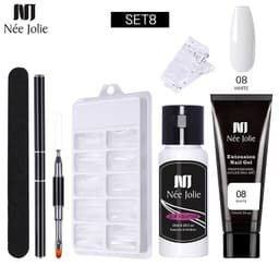 image-NeeJolie Nail Extension Gel Set 15-Piece Crystal Phototherapy Glue
