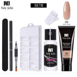 image-NeeJolie Nail Extension Gel Set 15-Piece Crystal Phototherapy Glue