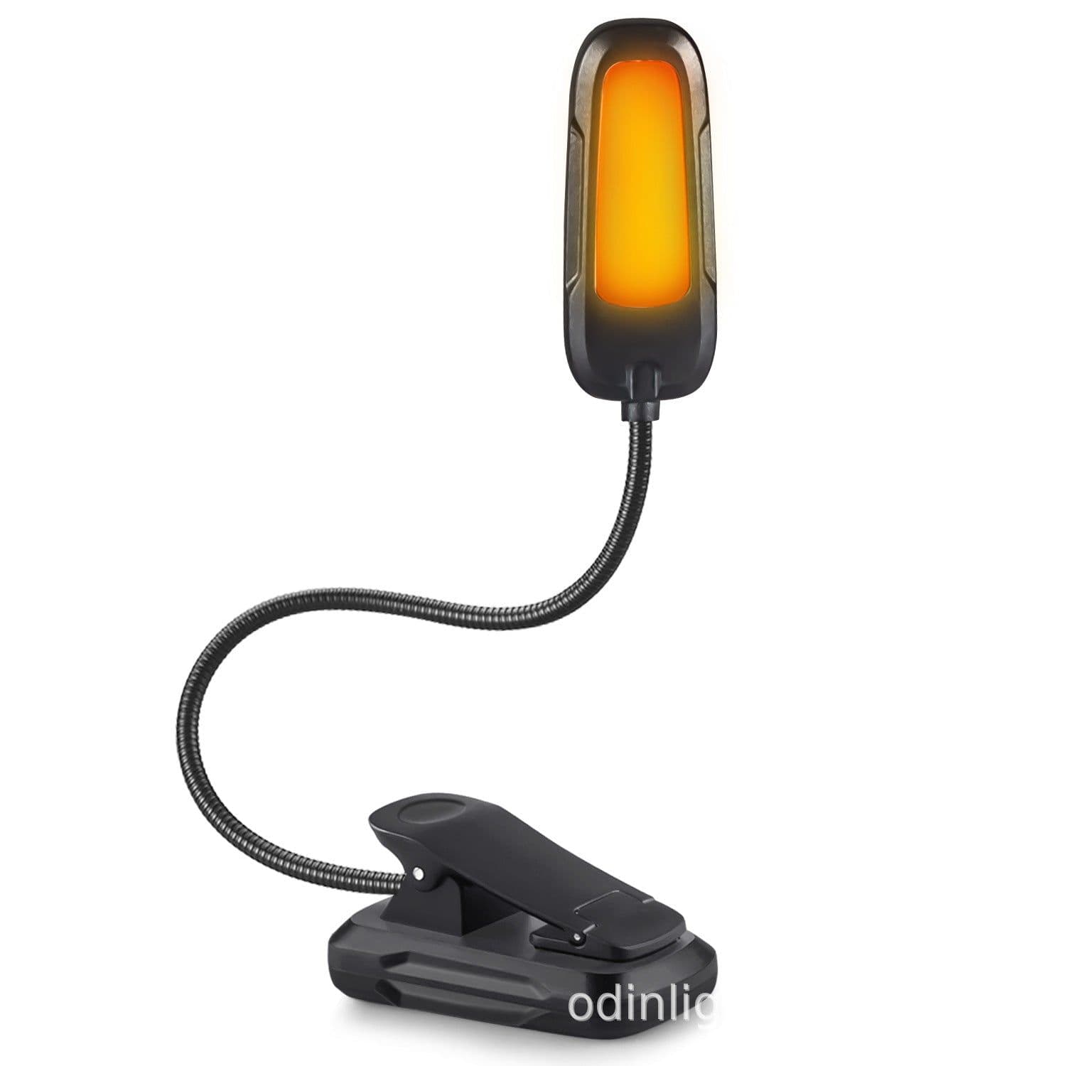 image-LED Clip Lamp USB Rechargeable Reading Light Eye Protection Mini Desk Lamp
