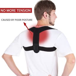 image-Jin Yikang C062 Posture Corrector Back Brace Belt Unisex Black