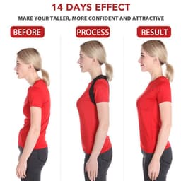 image-Jin Yikang C062 Posture Corrector Back Brace Belt Unisex Black
