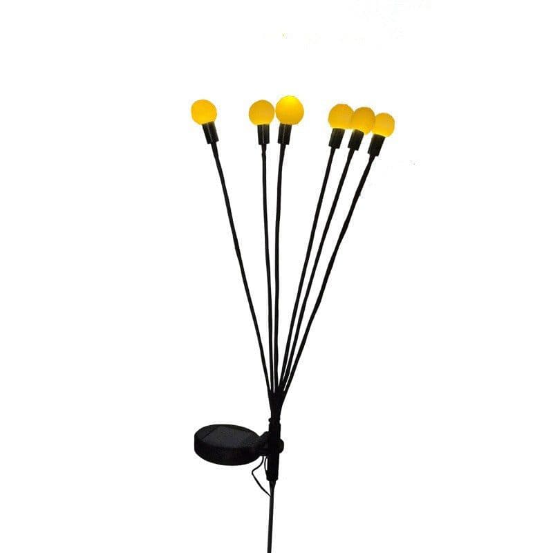image-KOMILT Solar LED Garden Light 4-Pack Decorative Stake Lights