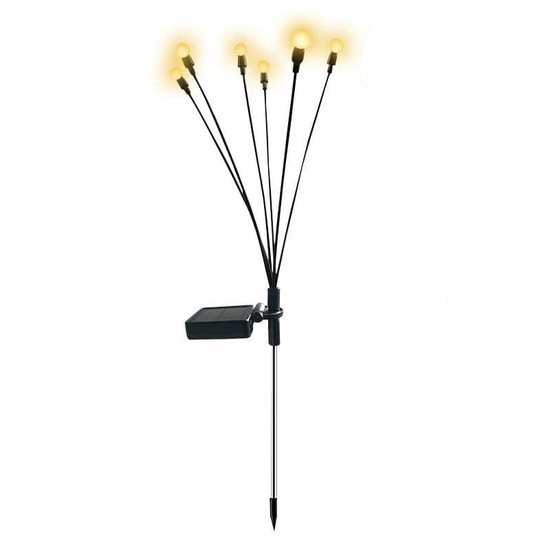 image-KOMILT Solar LED Garden Light 4-Pack Decorative Stake Lights