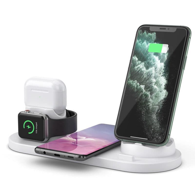 image-6-in-1 Wireless Charger 10W Multi-Device Charging Station