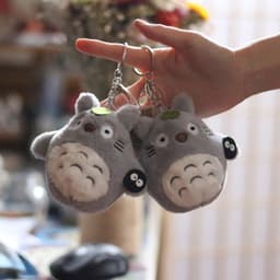 image-Totoro Plush Keychain Pendant 10cm Mini Doll Bag Ornament