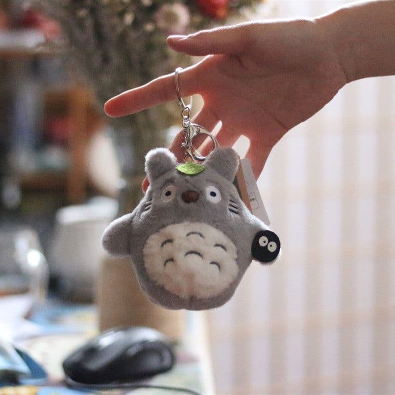image-Totoro Plush Keychain Pendant 10cm Mini Doll Bag Ornament
