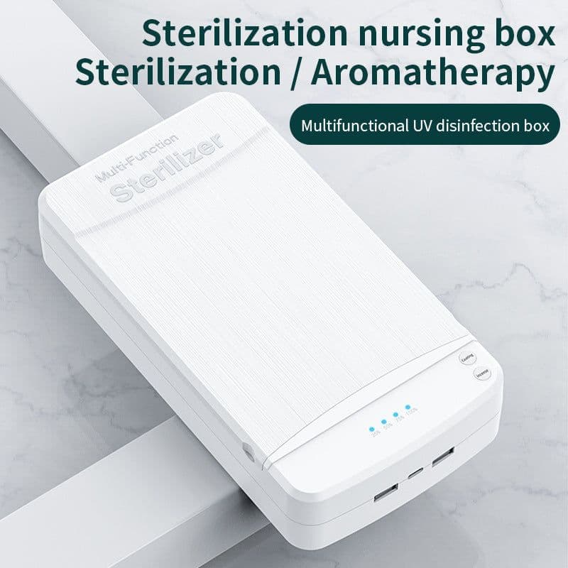 image-UV Sterilizer Box with Wireless Charging for Phone & Jewelry