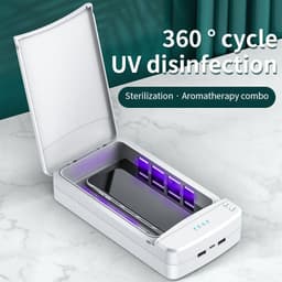 image-UV Sterilizer Box with Wireless Charging for Phone & Jewelry