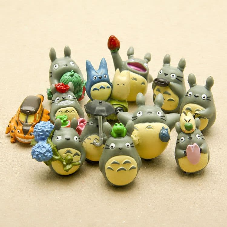 image-12 Piece PVC Cat Figurine Set for Succulent Garden Decoration