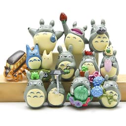 image-12 Piece PVC Cat Figurine Set for Succulent Garden Decoration