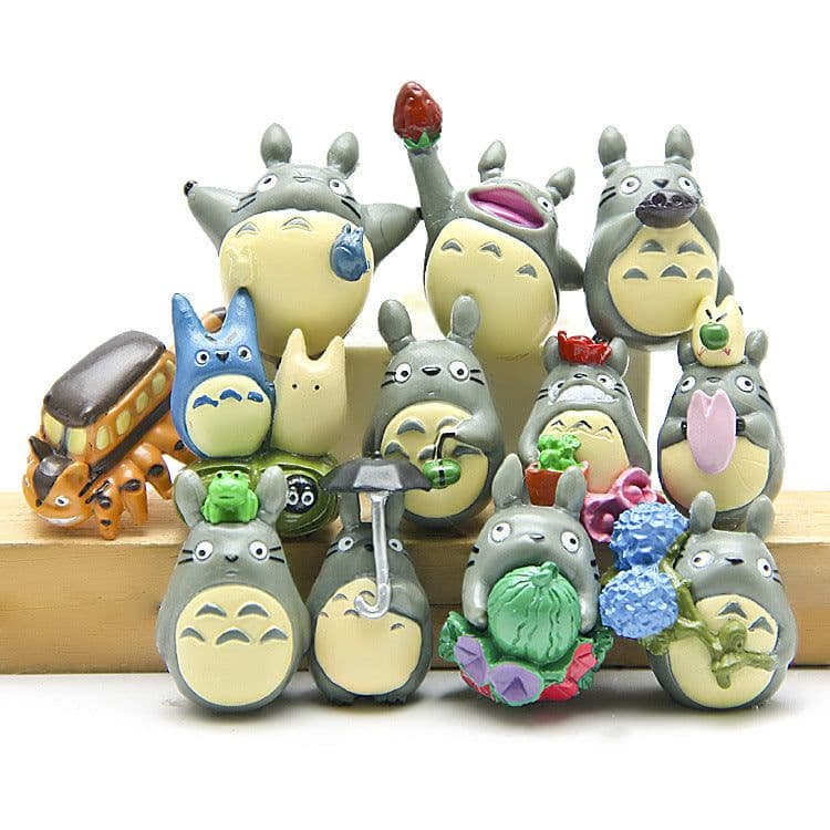 image-12 Piece PVC Cat Figurine Set for Succulent Garden Decoration