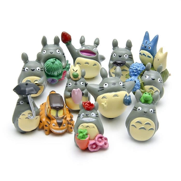 image-12 Piece PVC Cat Figurine Set for Succulent Garden Decoration