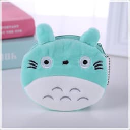 image-Geometric Pattern Plush Coin Purse Zipper Pouch for Women
