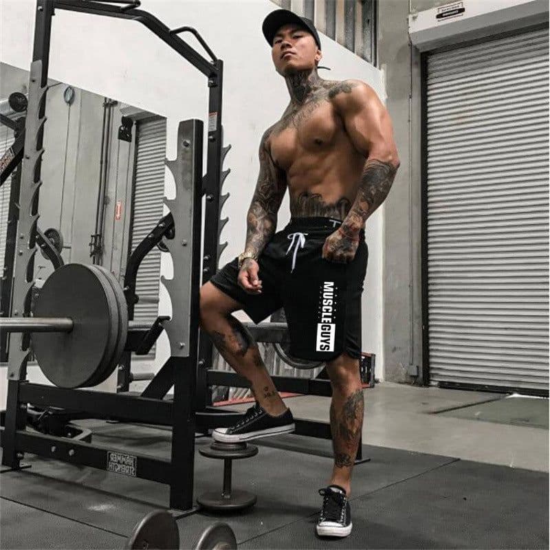 image-Men's Athletic Shorts Mesh Quick-Dry Basketball Training Pants