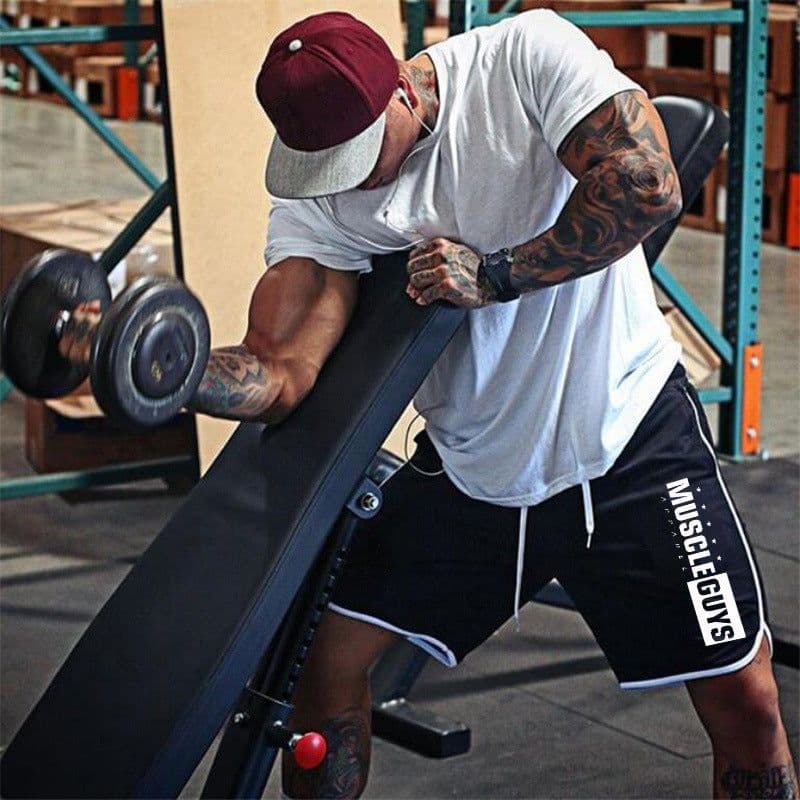 image-Men's Athletic Shorts Mesh Quick-Dry Basketball Training Pants