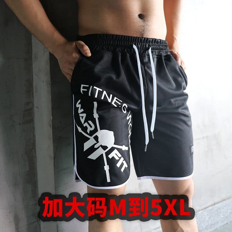 image-Men's Sports Shorts Loose Fit Running Fitness Shorts