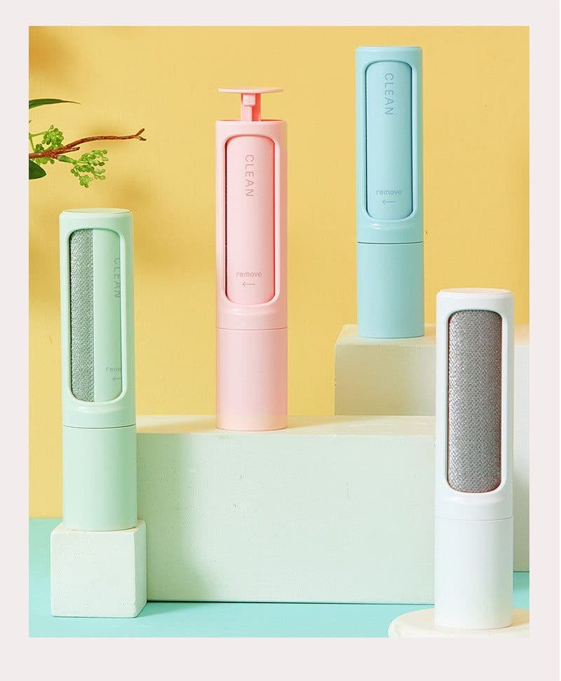 image-Lint Roller Brush Electrostatic Pet Hair Remover for Clothes