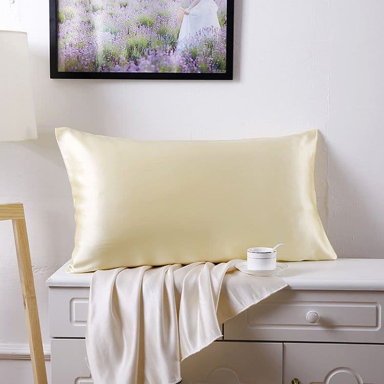 image-Silk Road 100% Mulberry Silk Pillowcase 19 Momme Double-Sided