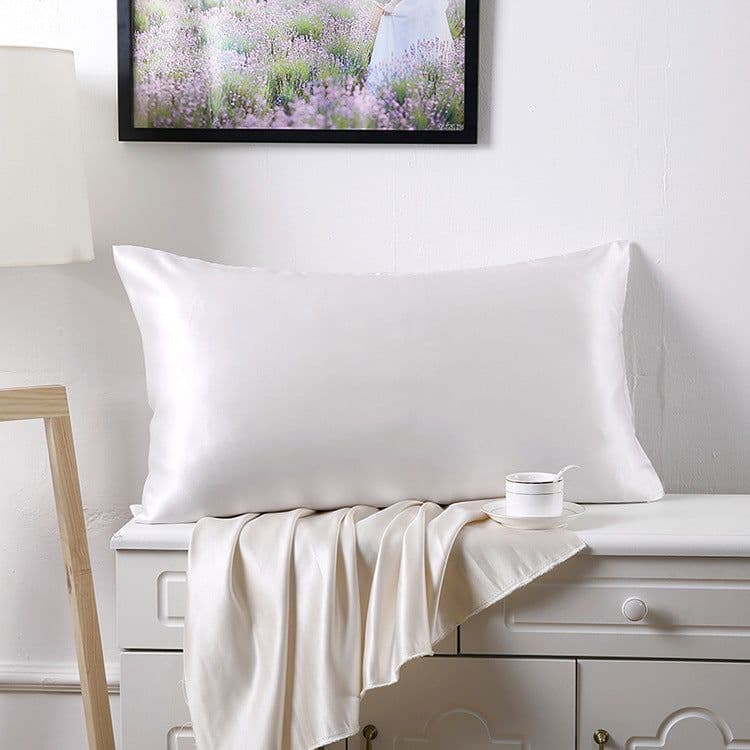 image-Silk Road 100% Mulberry Silk Pillowcase 19 Momme Double-Sided