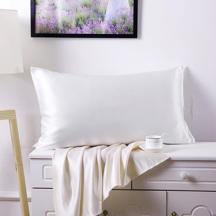image-Silk Road 100% Mulberry Silk Pillowcase 19 Momme Double-Sided