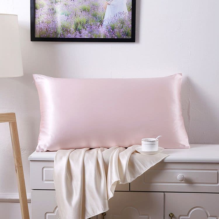 image-Silk Road 100% Mulberry Silk Pillowcase 19 Momme Double-Sided