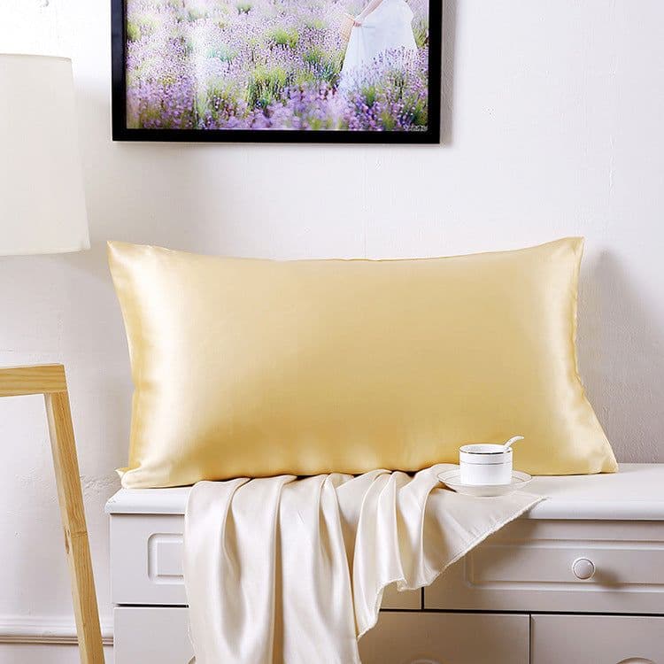 image-Silk Road 100% Mulberry Silk Pillowcase 19 Momme Double-Sided