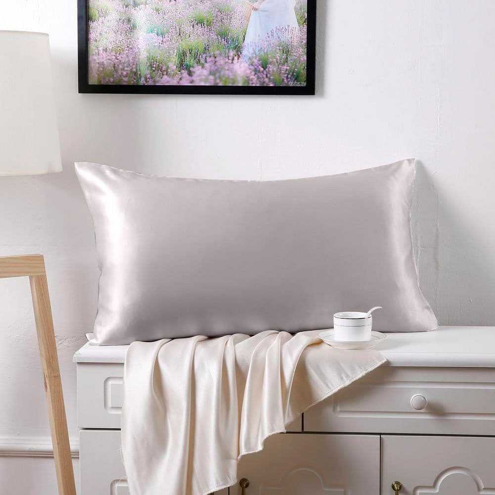 image-Silk Road 100% Mulberry Silk Pillowcase 19 Momme Double-Sided