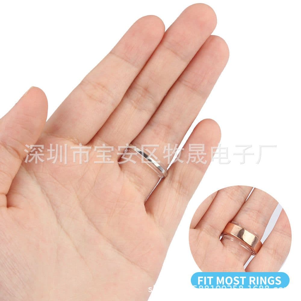 image-Ring Size Adjuster Set of 8 - Plastic Cord Cushion Inserts