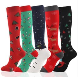 image-Compression Socks L/XL Nylon Sports Socks Men Women Long Tube