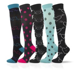 image-Compression Socks L/XL Nylon Sports Socks Men Women Long Tube
