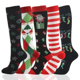 image-Compression Socks L/XL Nylon Sports Socks Men Women Long Tube
