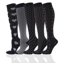 image-Compression Socks L/XL Nylon Sports Socks Men Women Long Tube