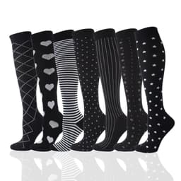 image-Compression Socks L/XL Nylon Sports Socks Men Women Long Tube