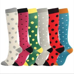 image-Compression Socks L/XL Nylon Sports Socks Men Women Long Tube