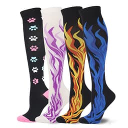 image-Compression Socks L/XL Nylon Sports Socks Men Women Long Tube