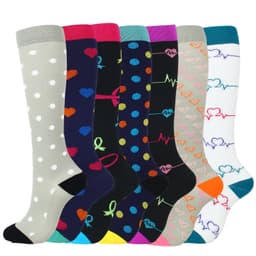 image-Compression Socks L/XL Nylon Sports Socks Men Women Long Tube