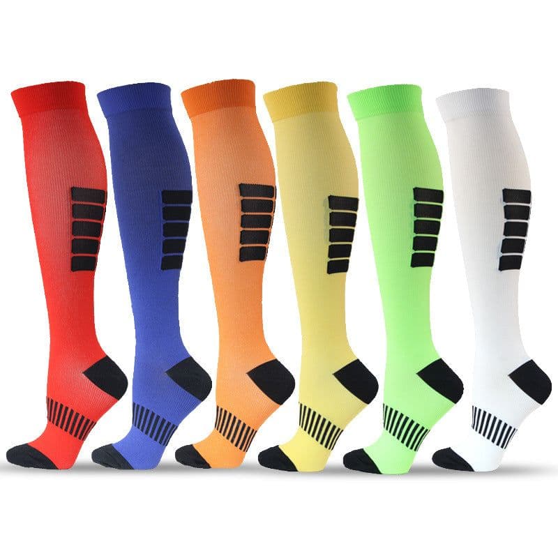 image-Compression Socks L/XL Nylon Sports Socks Men Women Long Tube