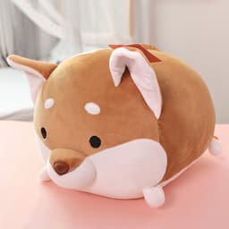 image-Plush Cartoon Animal Dumpling Pillow 45cm Round Cushion Toy