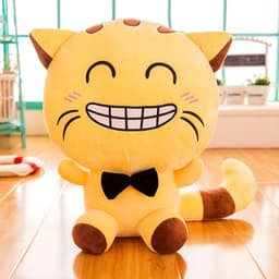 image-Baoxinxiong Plush Big Face Cat Toy Doll 22-85cm White Round Eyes