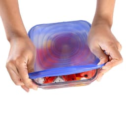 image-Silicone Fresh-Keeping Lid Cover 6-Piece Set Food Grade