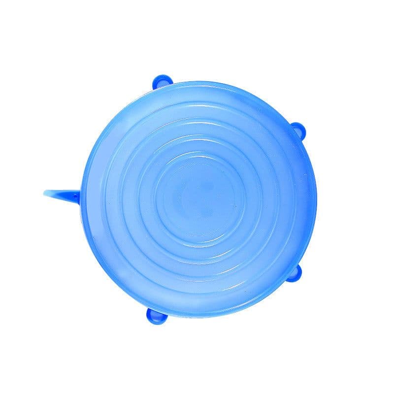 image-Silicone Fresh-Keeping Lid Cover 6-Piece Set Food Grade