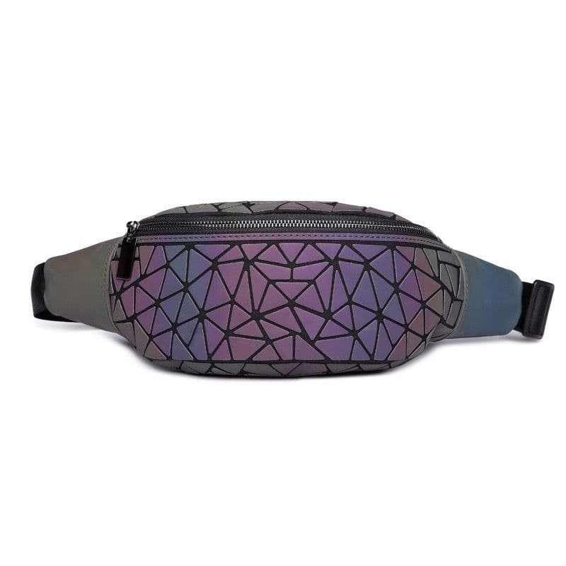 image-Brooke Geometric Reflective Waist Bag Unisex Sports Outdoor Pack