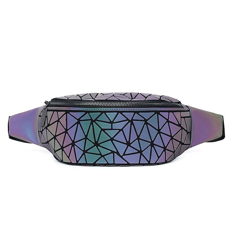 image-Brooke Geometric Reflective Waist Bag Unisex Sports Outdoor Pack