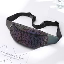 image-Brooke Geometric Reflective Waist Bag Unisex Sports Outdoor Pack